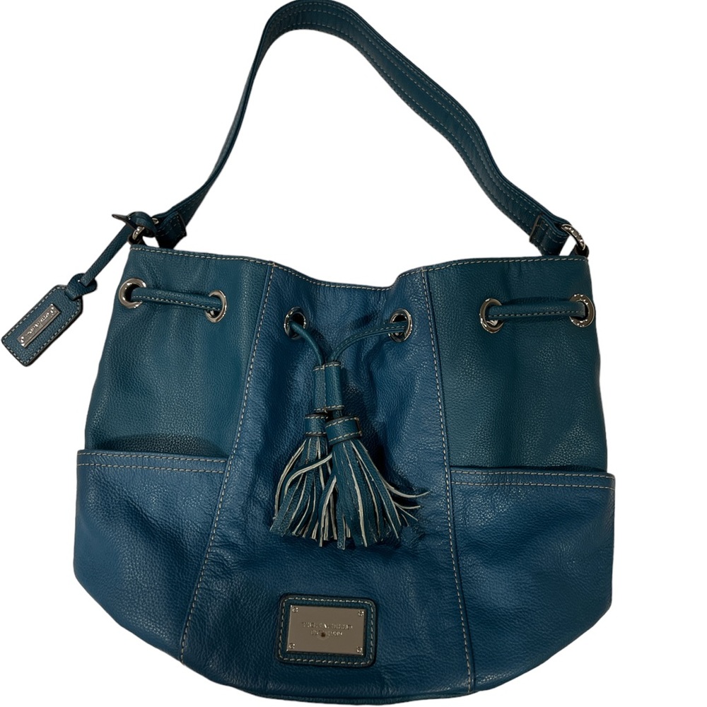 Tignanello leather turquoise bag